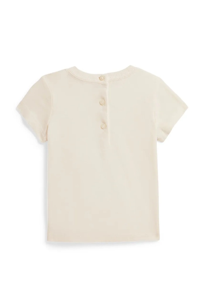 Polo Ralph Lauren Majica za bebe od pamuka 310B26296001 bež AW26
