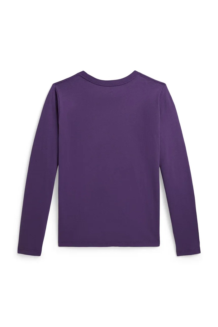 Polo Ralph Lauren Лонгслив для детей из хлопка 313B26293001 фиолетовой AW26