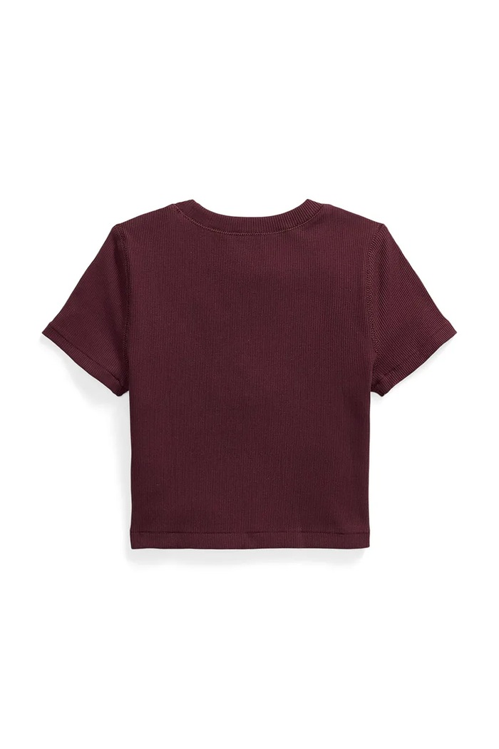 Djevojčice Polo Ralph Lauren Majica za djecu s modalom 313A96144009 bordo