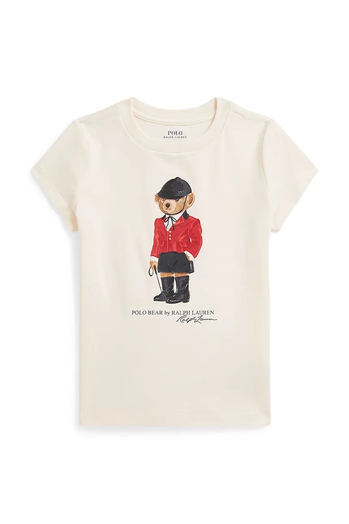 Polo Ralph Lauren Majica za djecu od pamuka bež 312B28481001