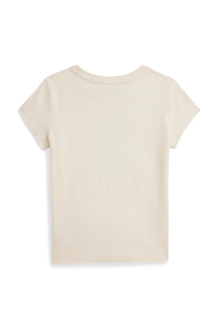 Polo Ralph Lauren Majica za djecu od pamuka 312B26296001 bež AW26