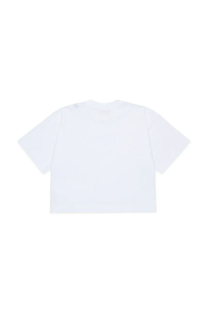 Diesel T-shirt dziecięcy bawełniany TLIXIN T-SHIRT J02918.00YI9 biały AW26