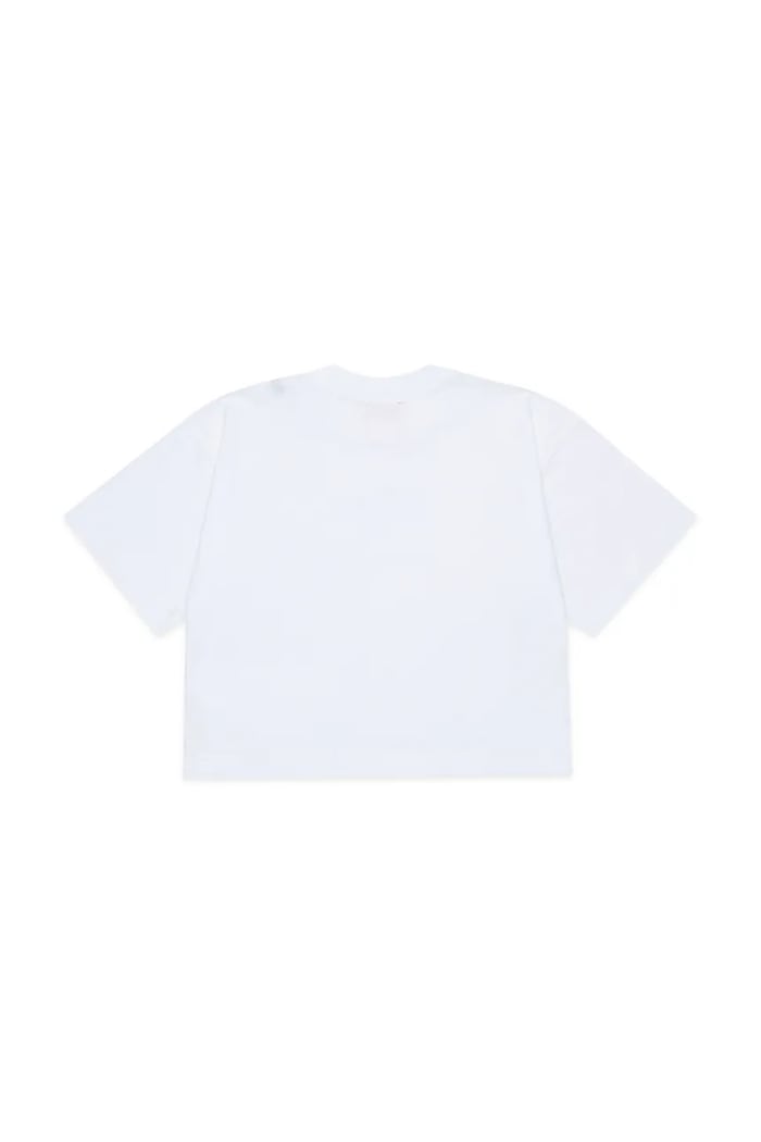 Diesel T-shirt dziecięcy bawełniany TLIXIN T-SHIRT J02918.00YI9 biały AW26