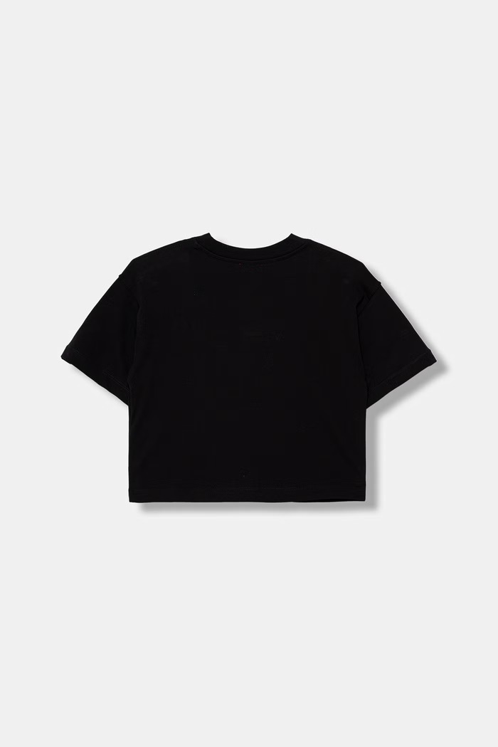 Diesel T-shirt dziecięcy bawełniany TLIXIN T-SHIRT J02918.00YI9 czarny AW26