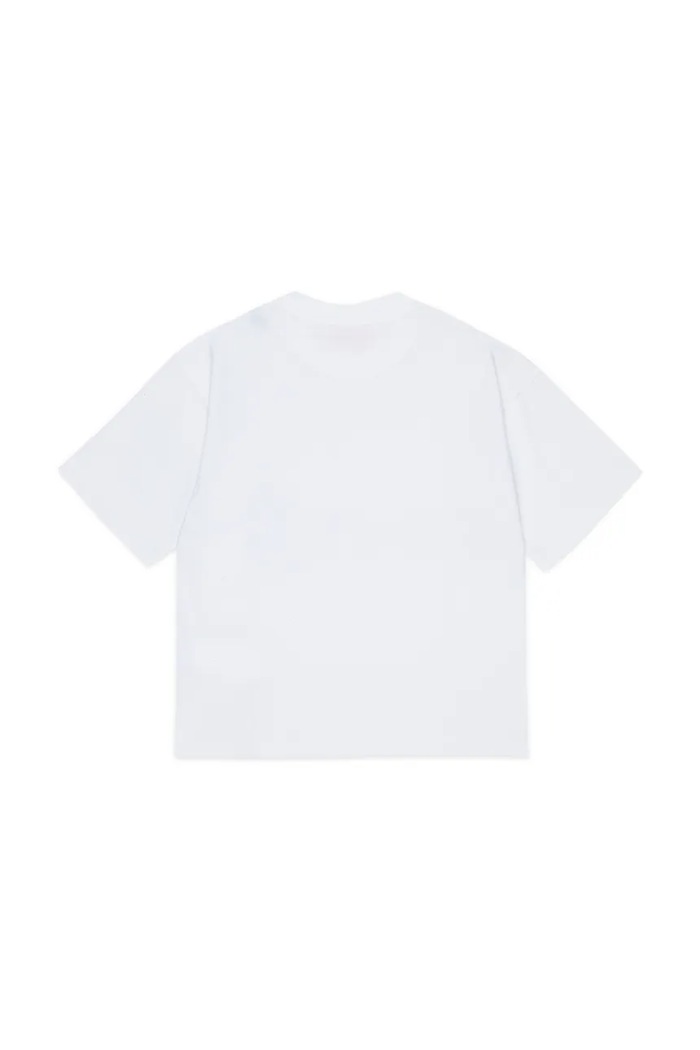 Diesel T-shirt dziecięcy bawełniany TANORMYS2 T-SHIRT J03010.KYA2A biały AW26