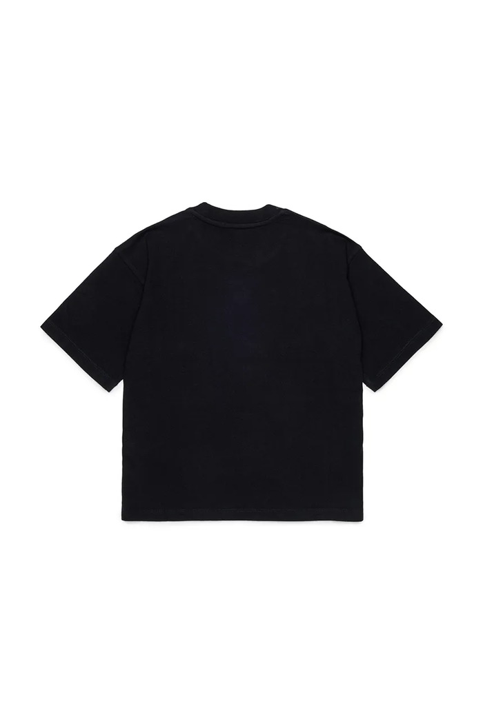 Diesel majica za djecu od pamuka TANORMYS2 T-SHIRT J03010.KYA2A crna AW26