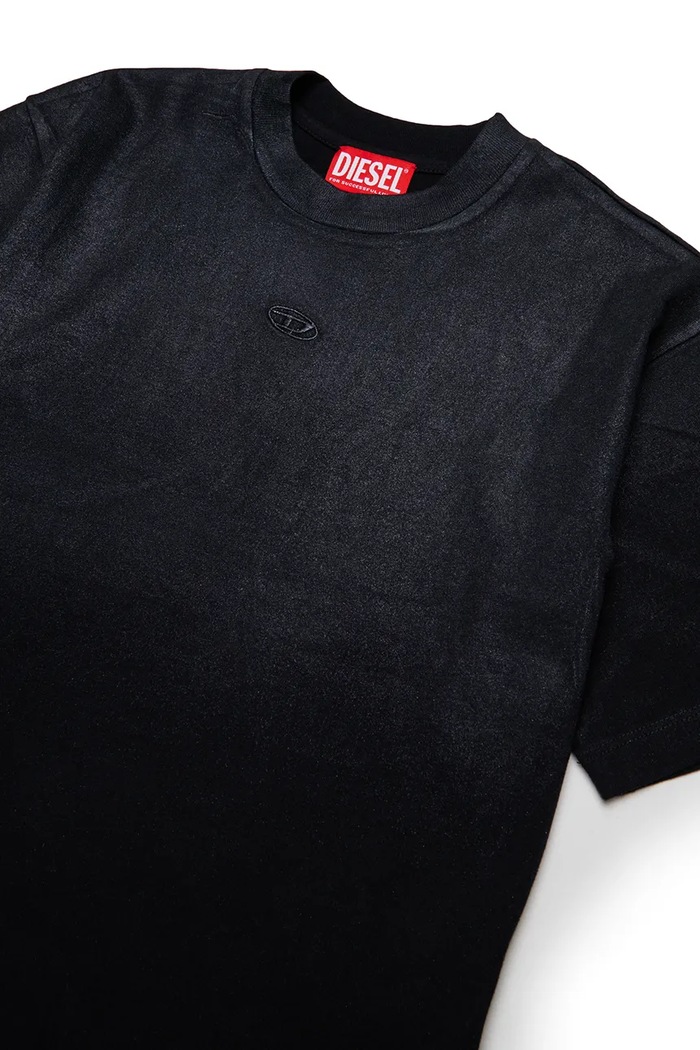 Djevojčice Diesel majica za djecu od pamuka TANORMYS2 T-SHIRT J03010.KYA2A crna