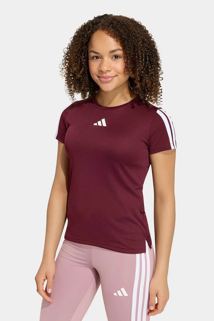 adidas T-shirt αθλητικό Παιδικό μπορντό KR4251