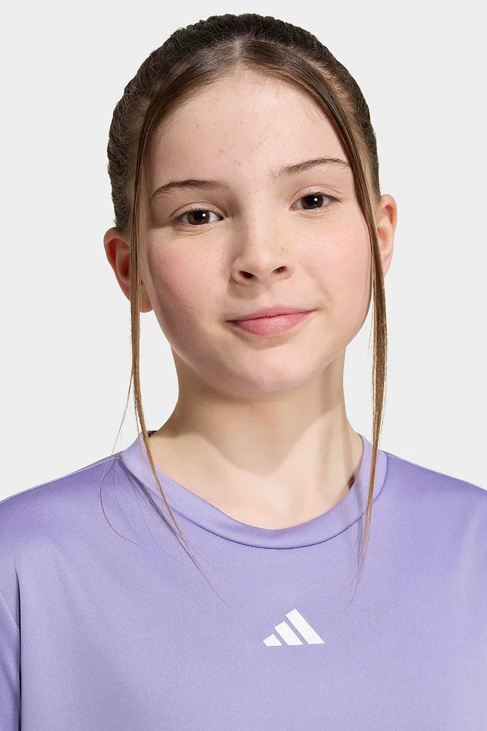 adidas T-shirt παιδικό KY8022 μωβ