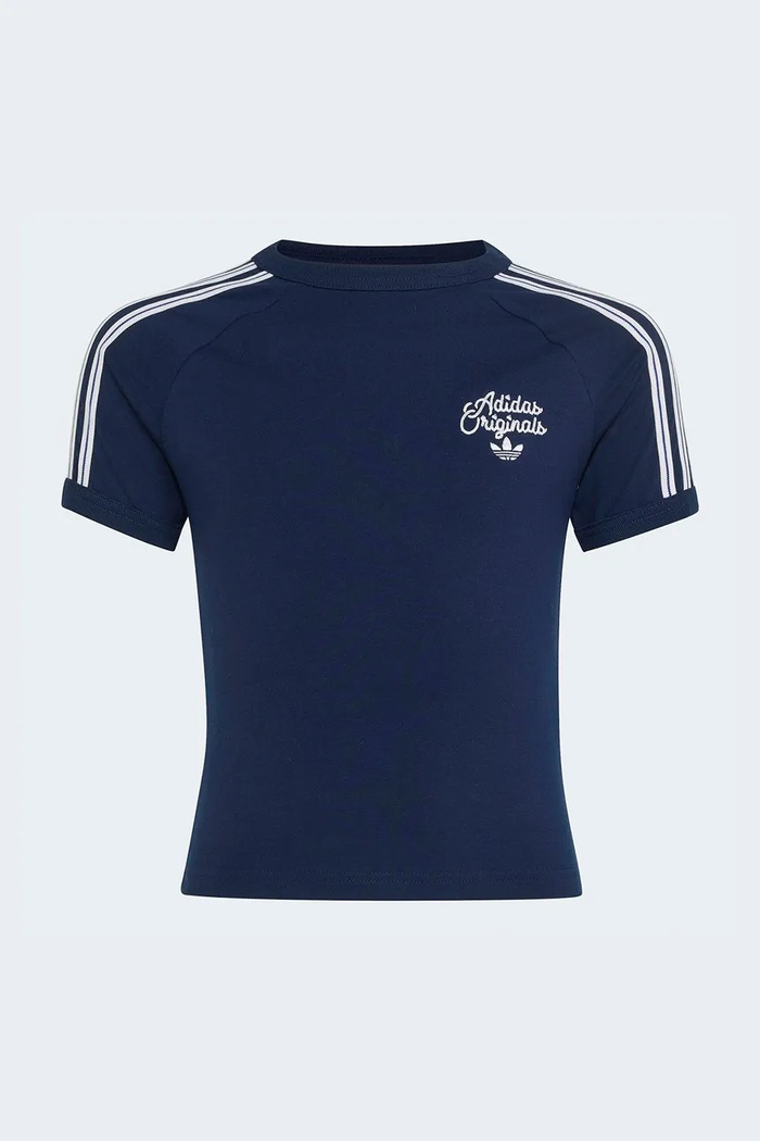 adidas Originals t-shirt παιδικό με βαμβάκι KS6633 σκούρο μπλε AW26