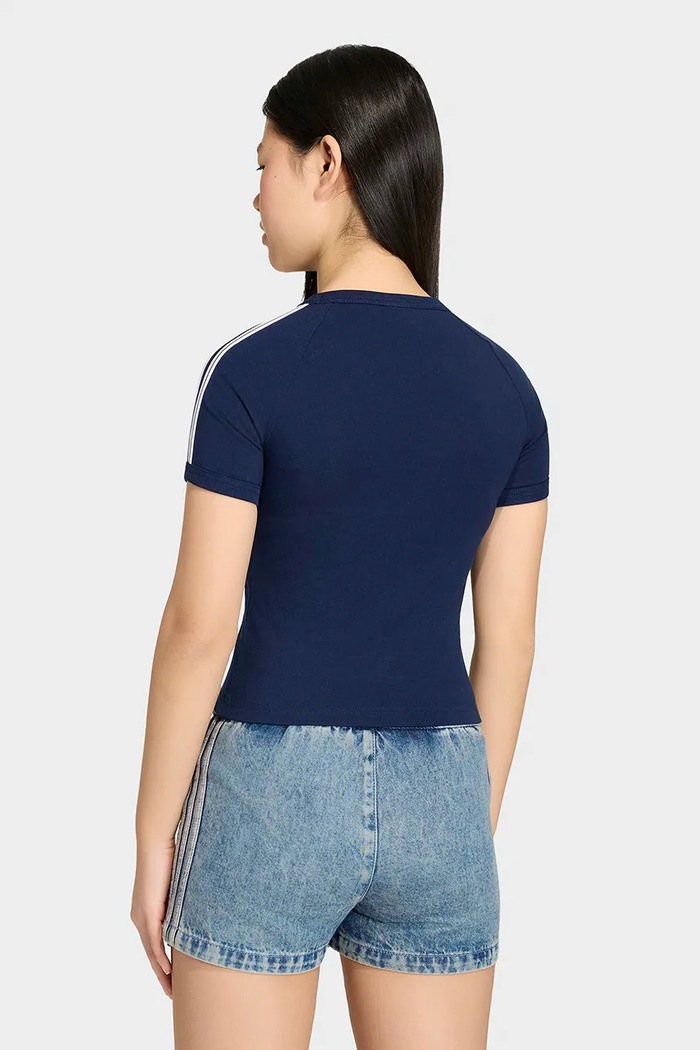 Κοριτσίστικα adidas Originals t-shirt παιδικό με βαμβάκι KS6633 σκούρο μπλε