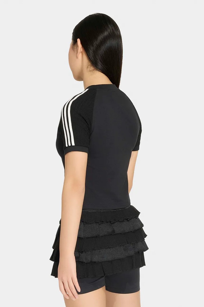 Dievča adidas Originals tričko detské bavlnené s elastanom KR3924 čierna