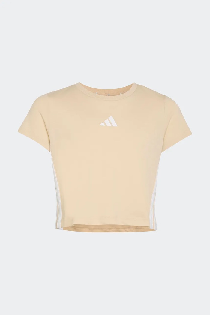 adidas t-shirt παιδικό βαμβακερό μπεζ KT3364