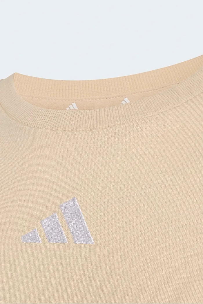 adidas t-shirt παιδικό βαμβακερό μπεζ KT3364