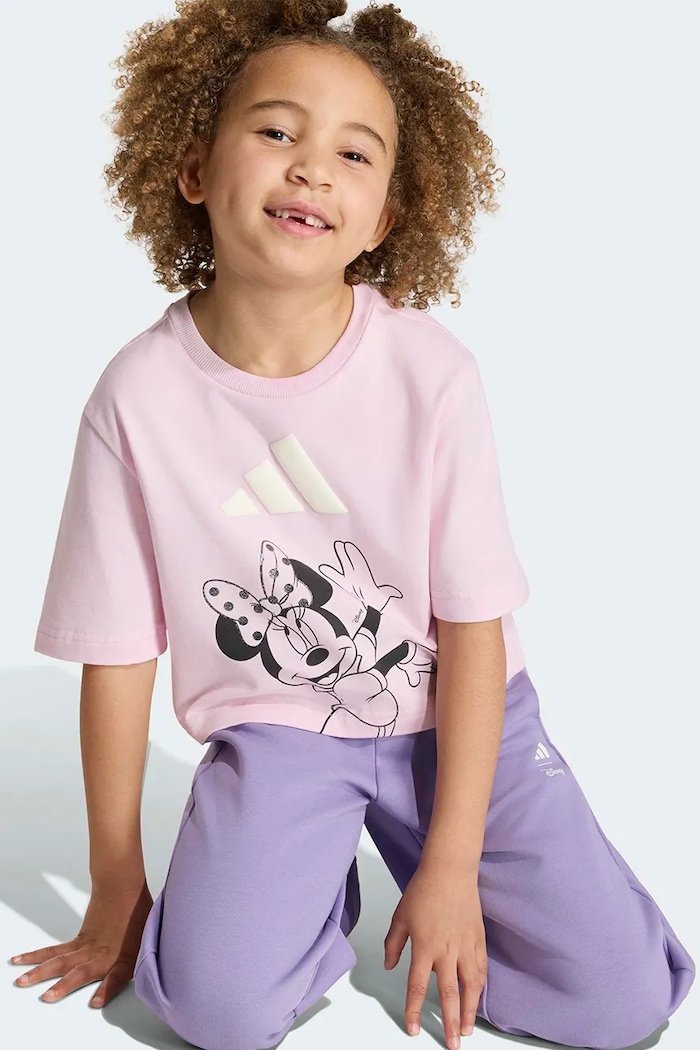 adidas футболка дитяча бавовняна з еластаном DISNEY MINNIE MOUSE KS3948