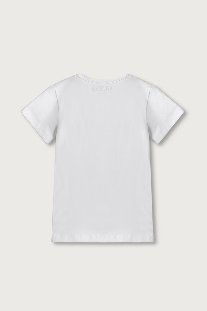 Guess Футболка для детей из хлопка K6YI23.K3729.9BY2 белый AW26