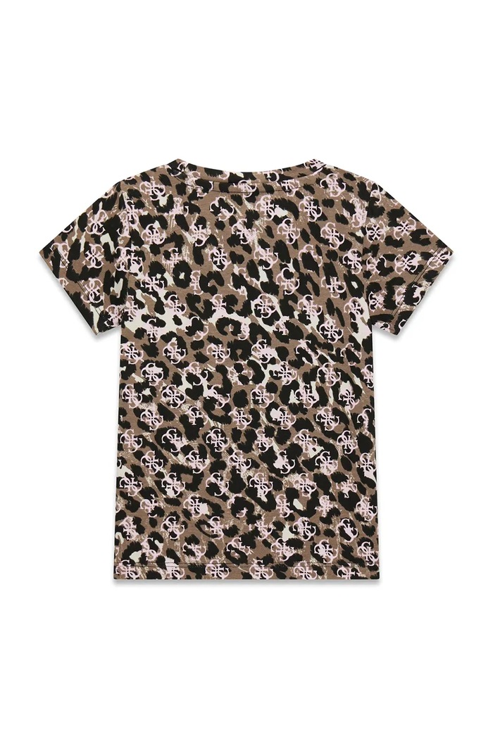 Guess футболка дитяча бавовняна з еластаном K6YI05.K3668.9BY2 бежевий AW26