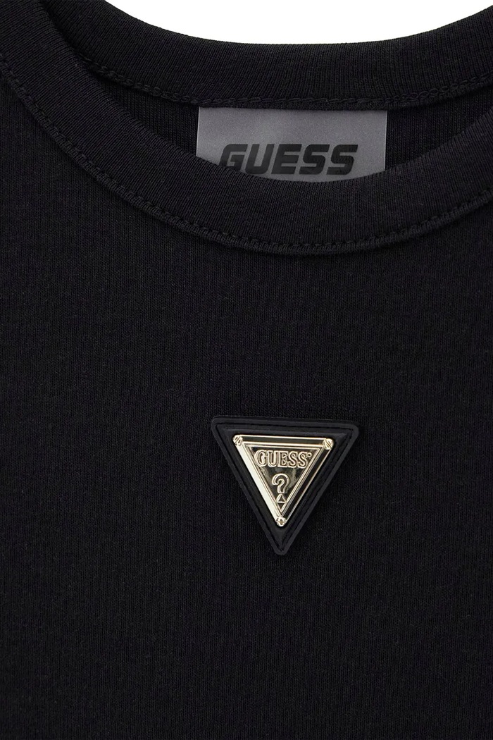 Dziewczynka Guess T-shirt dziecięcy z modalem J6YP03.K5191.9BY2 czarny