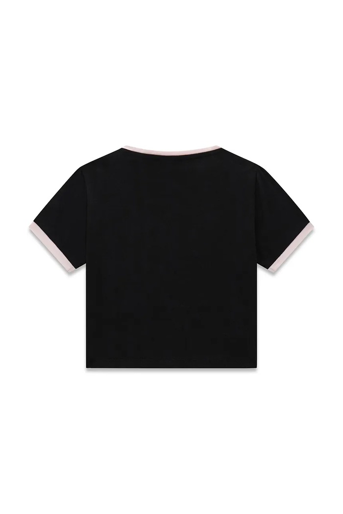 Guess футболка для детей из хлопка с эластаном J6YI11.K3716.9BY2 чёрный AW26