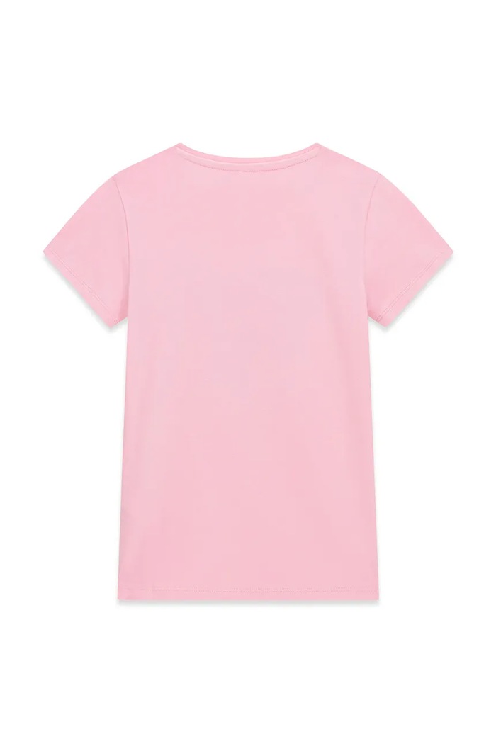 Guess tricou pentru copii, din bumbac cu elastan J6YI02.K3667.9BY2 roz AW26
