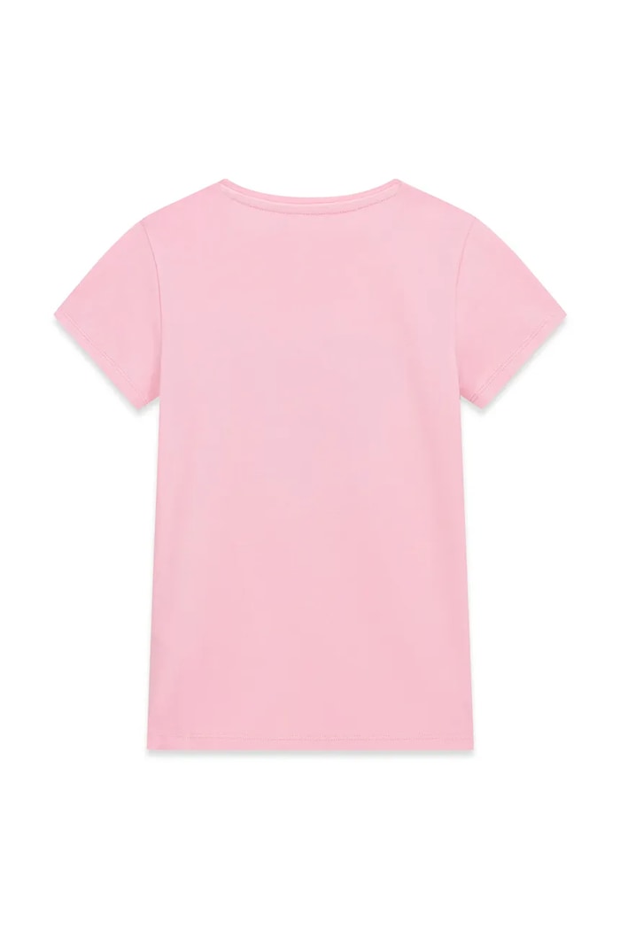 Guess tricou pentru copii, din bumbac cu elastan J6YI02.K3667.9BY2 roz AW26