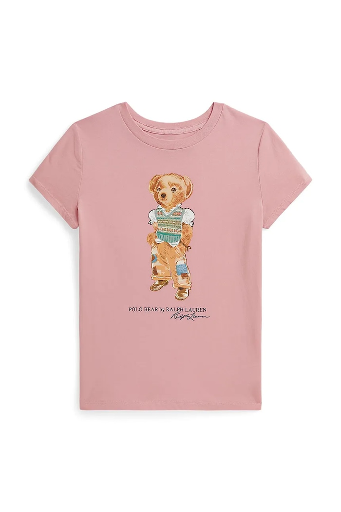 Polo Ralph Lauren tričko detské bavlnené ružová 313B20033001