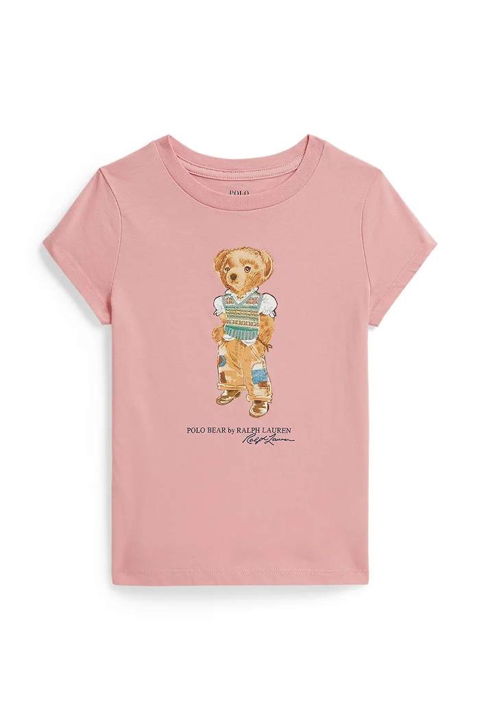 Polo Ralph Lauren tričko detské bavlnené ružová 312B20033001
