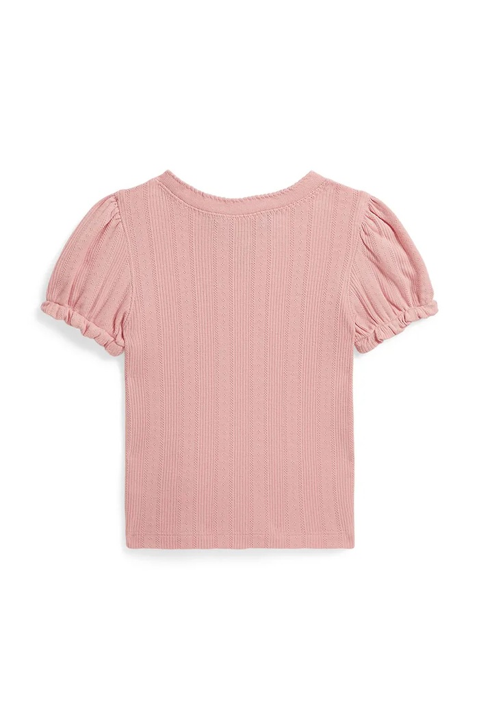 Polo Ralph Lauren tričko detské bavlnené 312B19944001 ružová AW26