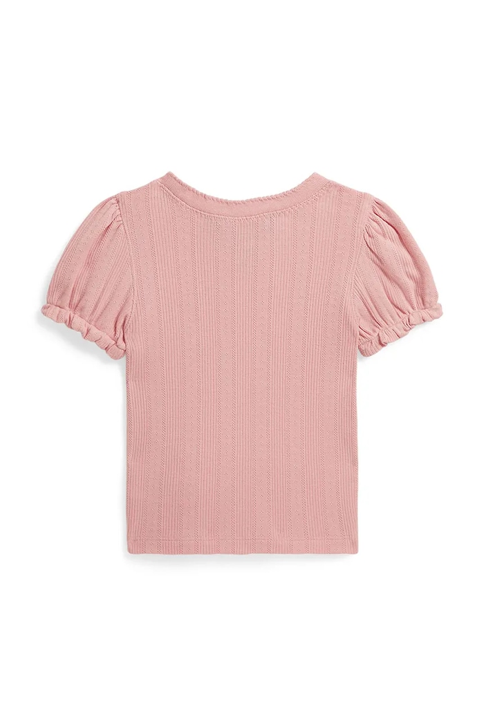 Polo Ralph Lauren tričko detské bavlnené 312B19944001 ružová AW26