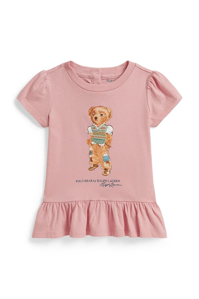Polo Ralph Lauren tričko detské bavlnené ružová 310B22683001