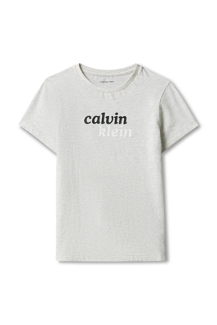 Calvin Klein Jeans tricou pentru copii, din bumbac LVCKTJA35G.128.170.9BY2 gri AW26