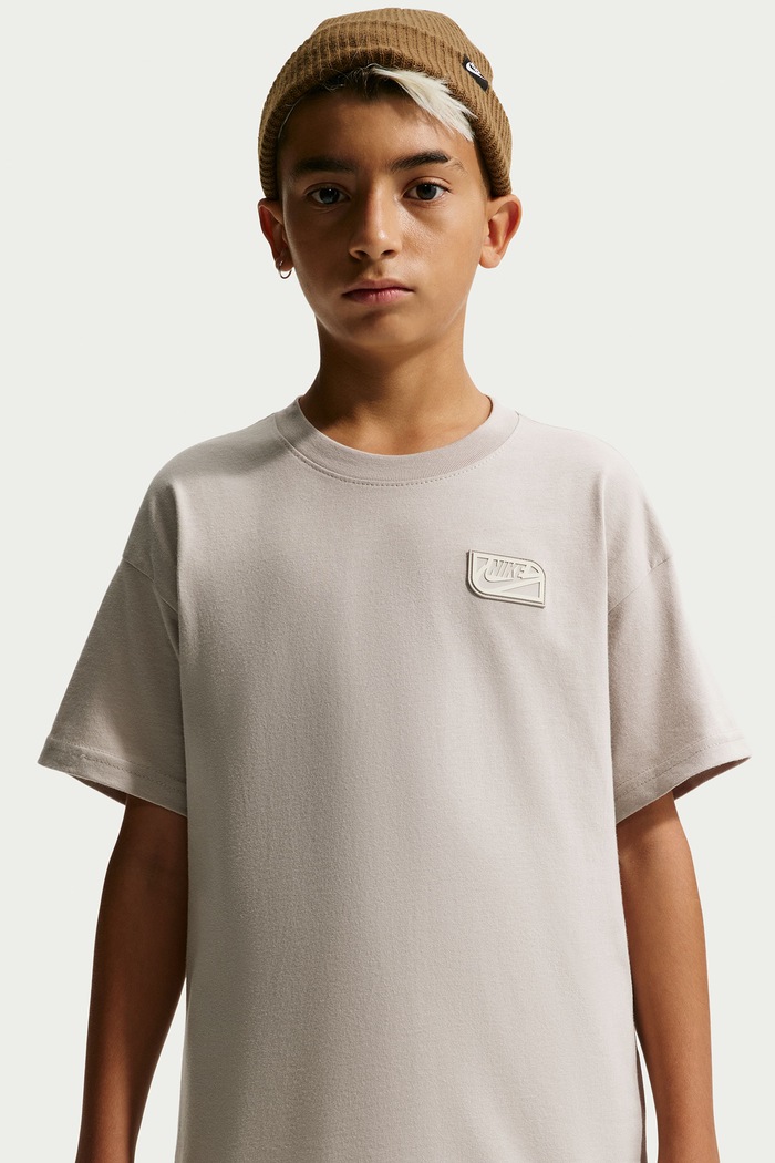 T-shirt dziecięcy bawełniany Nike Sportswear Club Nike IO2172 szary