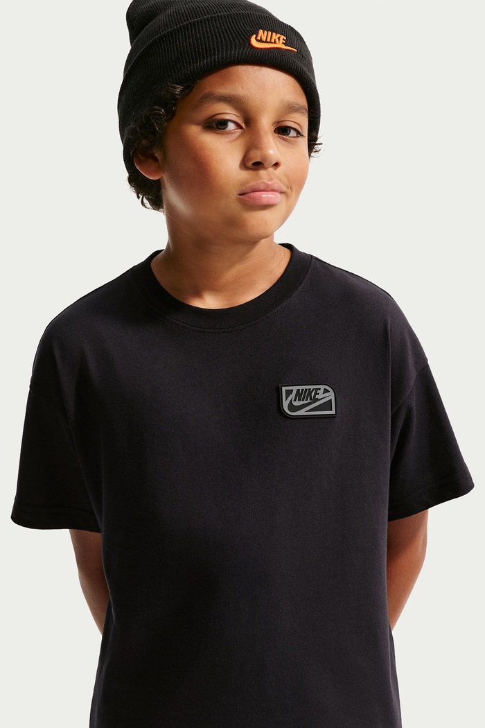 T-shirt dziecięcy bawełniany Nike Sportswear Club Nike IO2172 czarny