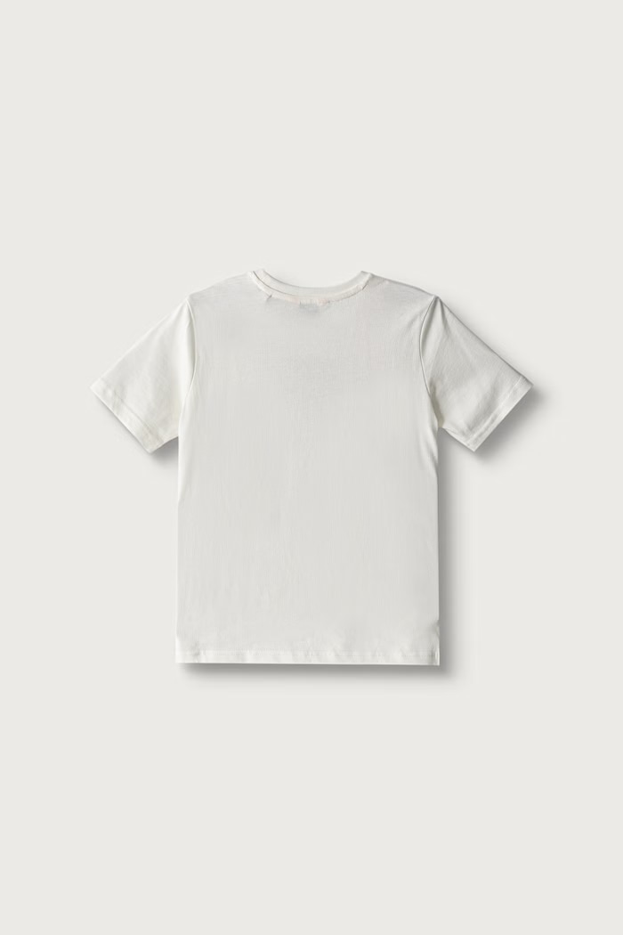 Gant T-shirt dziecięcy bawełniany 813100003 biały AW26