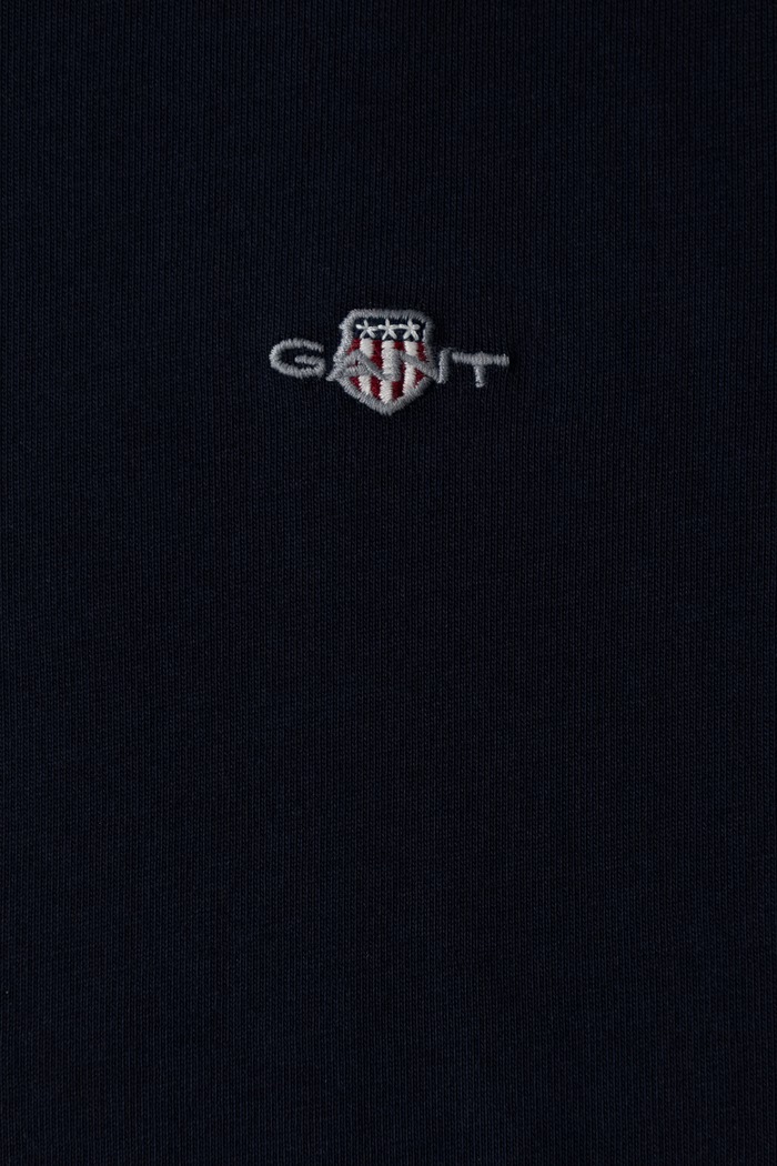 Gant T-shirt basic dziecięcy bawełniany granatowy 813100002