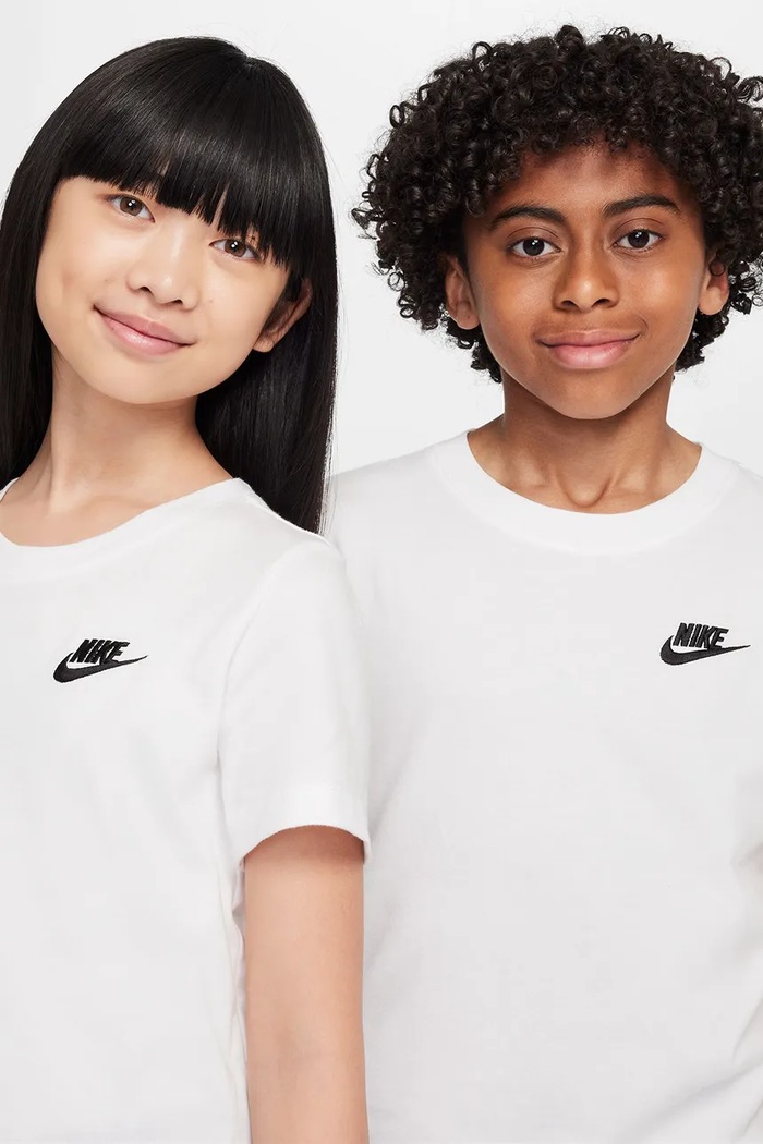 T-shirt dziecięcy bawełniany Nike Sportswear Nike FZ5177 biały