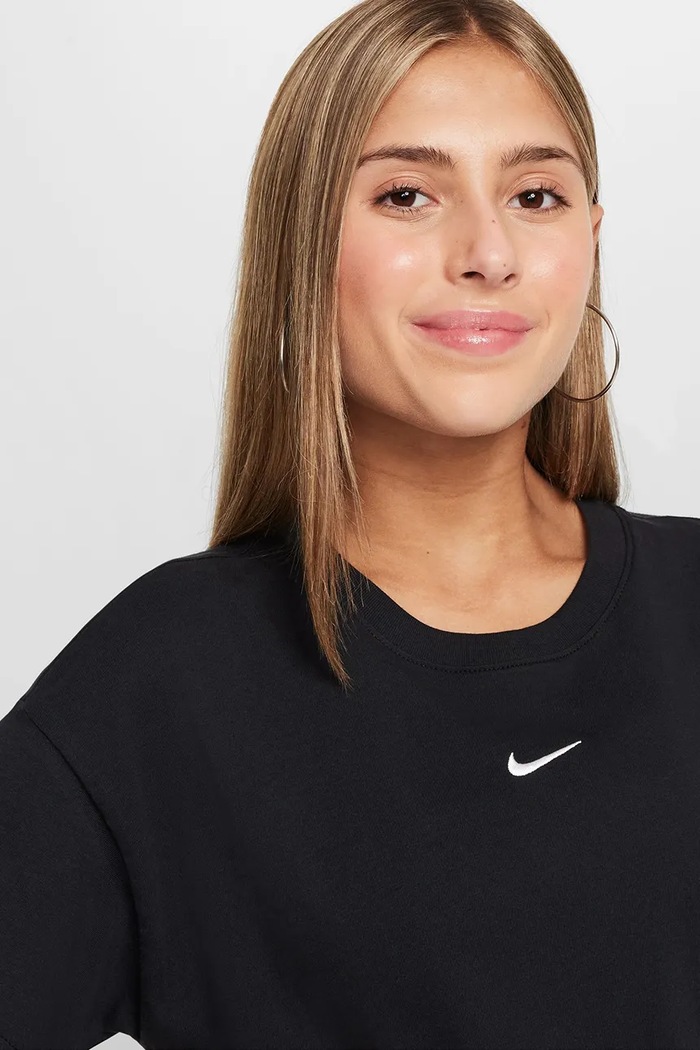 T-shirt dziecięcy bawełniany Nike Sportswear Essential Nike FZ5559 czarny