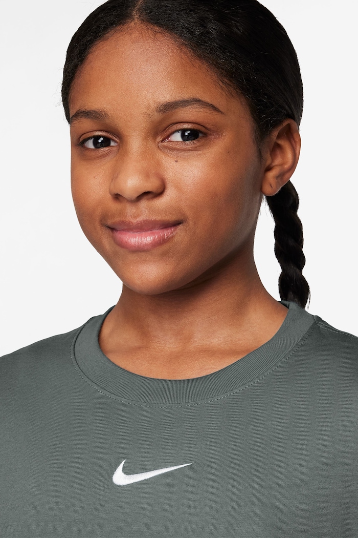 Chłopiec Nike T-shirt dziecięcy bawełniany Nike Sportswear Essential FZ5539 zielony