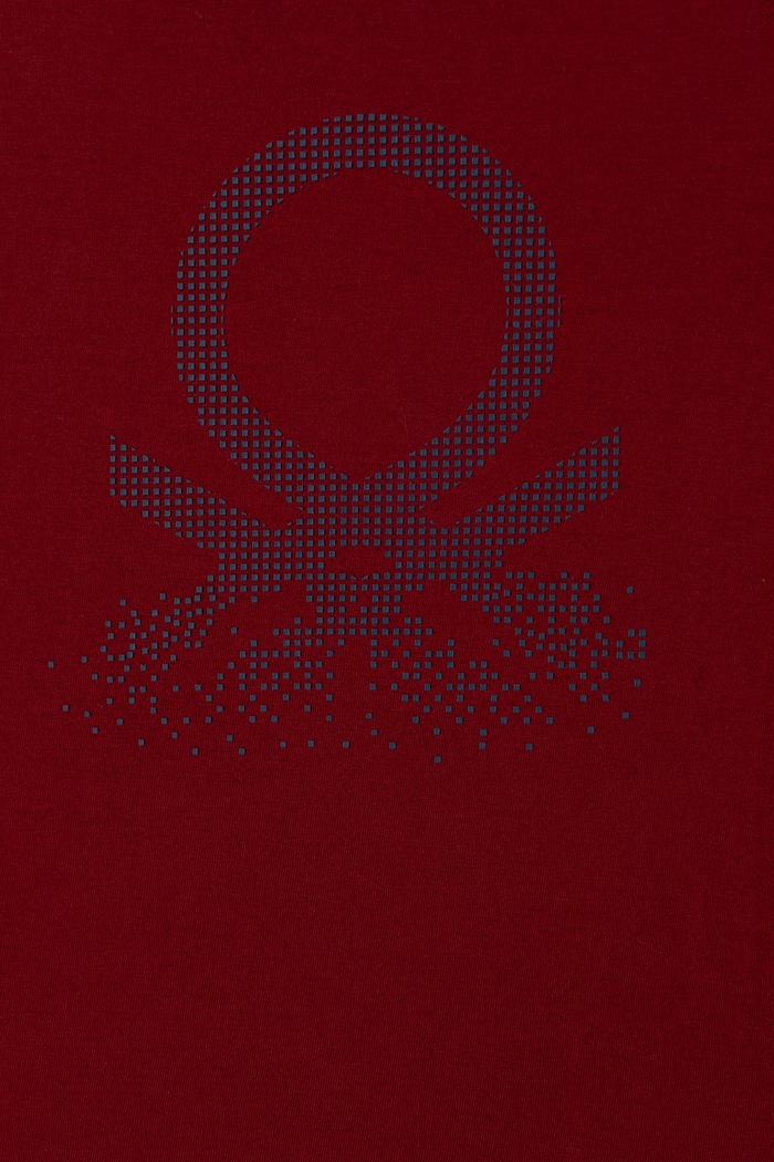 Chłopiec United Colors of Benetton T-shirt dziecięcy bawełniany 3I1XC10UE.G.Seasonal bordowy