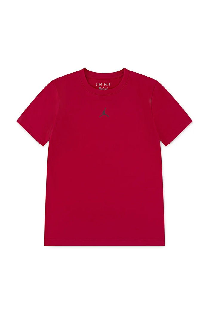 Jordan T-shirt dziecięcy z bawełną czerwony 95D618