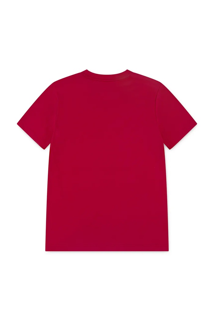 Jordan T-shirt dziecięcy z bawełną 95D618 czerwony AW26