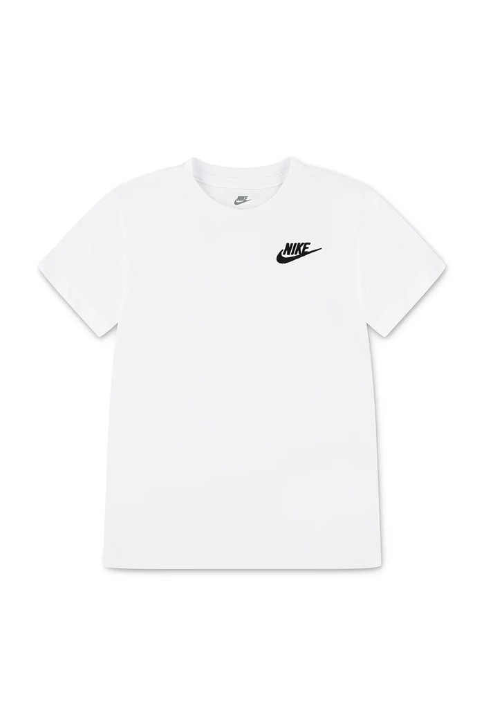 Nike T-shirt παιδικό με βαμβάκι 8UC545 λευκό AW26