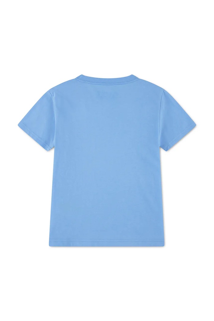 Nike T-shirt dziecięcy z bawełną 8UC545 niebieski AW26