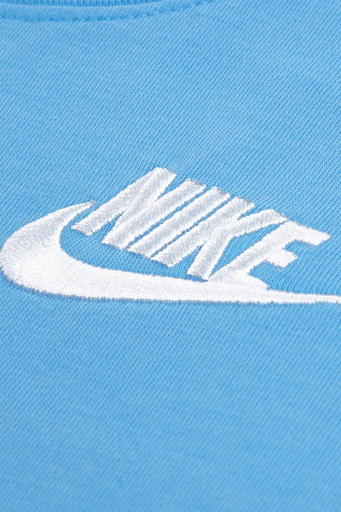 Chłopiec Nike T-shirt dziecięcy z bawełną 8UC545 niebieski
