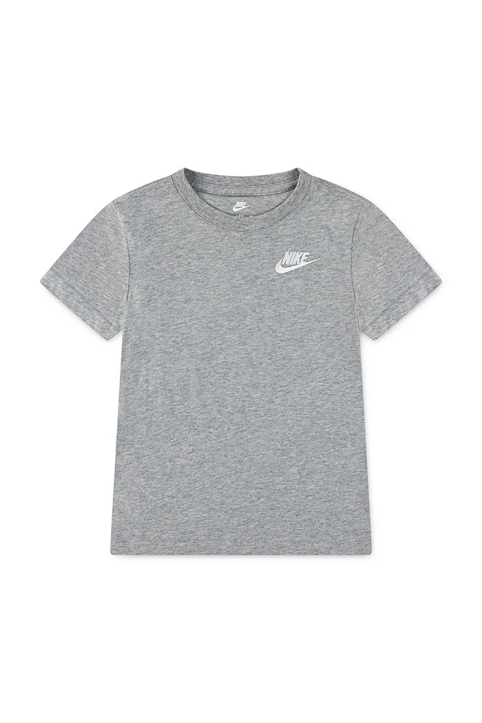 Nike Tricou pentru copii cu bumbac 8UC545 gri AW26