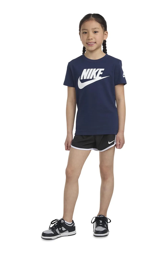 Chłopiec Nike T-shirt dziecięcy z bawełną 86J575 granatowy