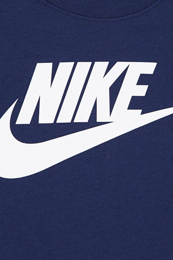 Tricou pentru copii cu bumbac Nike 86J575 bleumarin