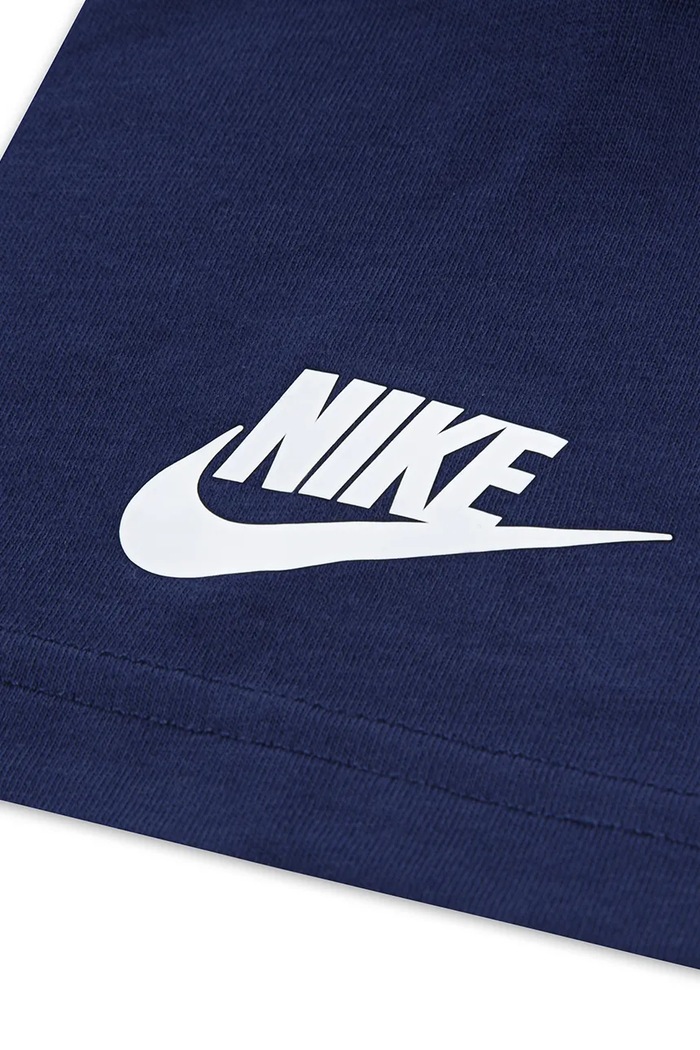 Tricou pentru copii cu bumbac Nike bleumarin 86J575