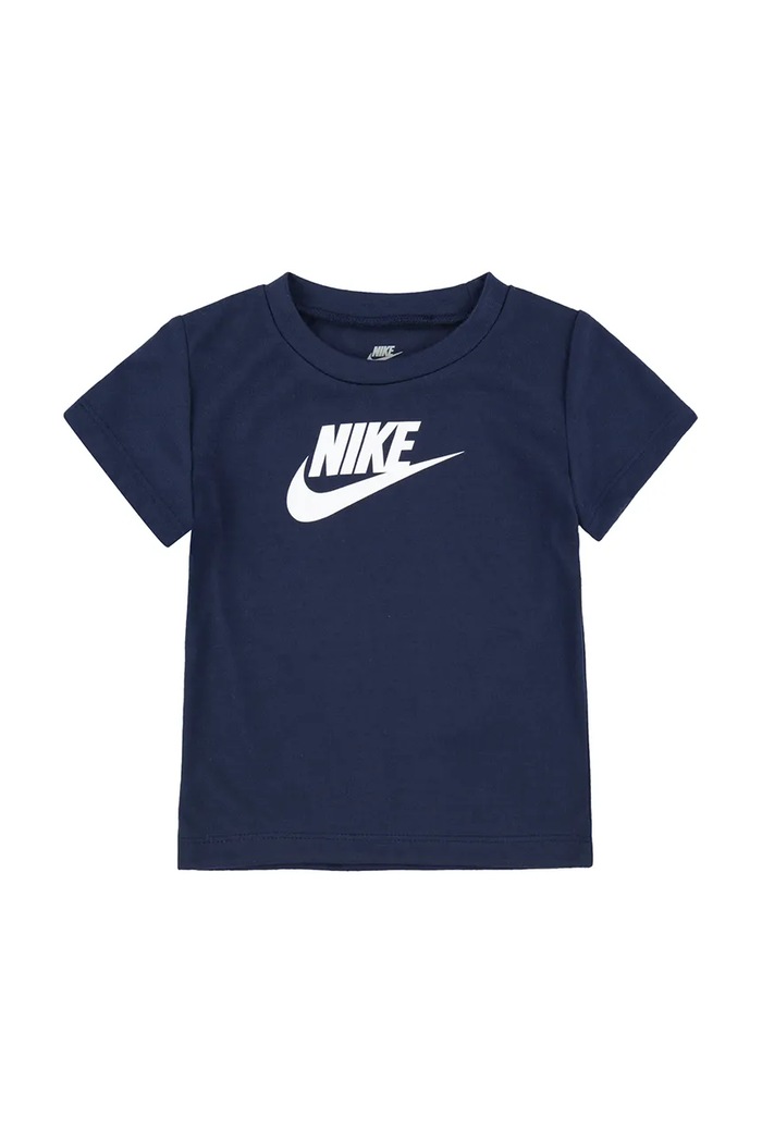 Nike T-shirt παιδικό βαμβακερό σκούρο μπλε 66J372