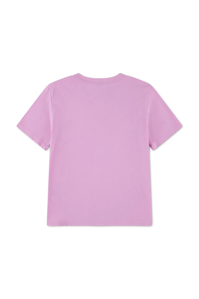 Nike T-shirt dziecięcy z bawełną 36C545 różowy AW26